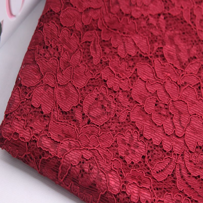 Lace Fabric Scallop Edge Wave Nylon for Women's Wear Wholesale Supplie 5